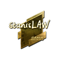 Sticker | stanislaw (Gold) | Boston 2018 image 120x120