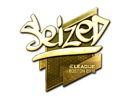 Sticker | seized (Goud) | Boston 2018