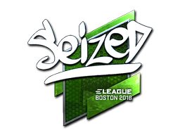 Sticker | seized  | Boston 2018