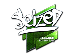 Стикер | seized (ламиниран) | Boston 2018