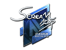 Naklejka | ScreaM (foliowana) | Boston 2018