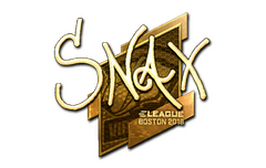 Sticker | Snax (Gold) | Boston 2018