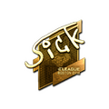 Sticker | SicK (Gold) | Boston 2018 image 120x120