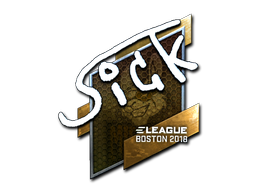 Sticker | SicK (Glimmend) | Boston 2018