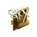 Sticker | shox (Gold) | Boston 2018 image 120x120