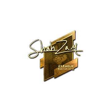 Sticker | ShahZaM (Gold) | Boston 2018 image 360x360
