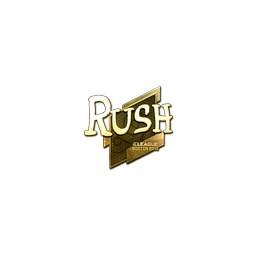 Sticker | RUSH (Gold) | Boston 2018
