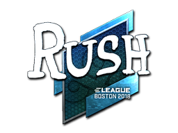 Sticker | RUSH (Foil) | Boston 2018