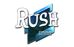 Sticker | RUSH (Foil) | Boston 2018