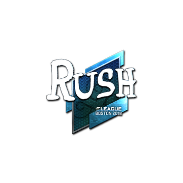 Sticker | RUSH (Foil) | Boston 2018 image 360x360