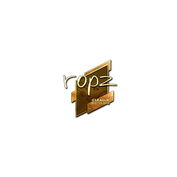 Sticker | ropz (Gold) | Boston 2018