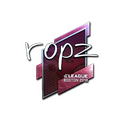 Sticker | ropz (Foil) | Boston 2018 image 120x120