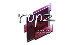 Sticker | ropz (Foil) | Boston 2018