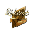 Sticker | qikert (Gold) | Boston 2018 image 120x120