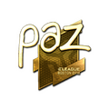 Sticker | paz (Gold) | Boston 2018 image 120x120