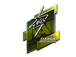 Klistermärke | Zeus (Foil) | Boston 2018
