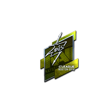 Sticker | Zeus (Foil) | Boston 2018 image 360x360