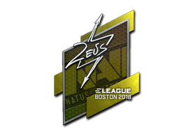 Klistermärke | Zeus | Boston 2018