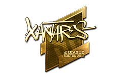 Sticker | XANTARES (Gold) | Boston 2018