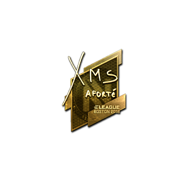 Sticker | xms (Gold) | Boston 2018 image 360x360