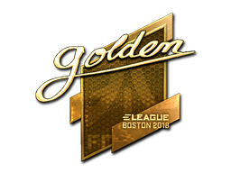 Pegatina | Golden (dorada) | Boston 2018