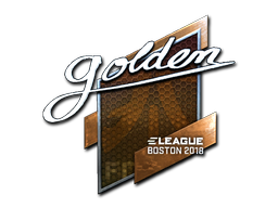 Aufkleber | Golden (Glanz) | Boston 2018