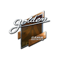Sticker | Golden (Foil) | Boston 2018 image 120x120