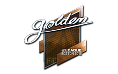 Sticker | Golden (Foil) | Boston 2018