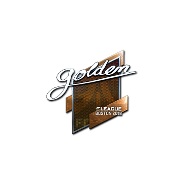 Sticker | Golden (Foil) | Boston 2018 image 360x360