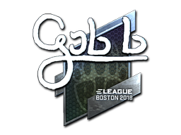 Стикер | gob b (ламиниран) | Boston 2018