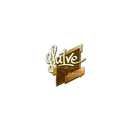 Sticker | gla1ve (Gold) | Boston 2018