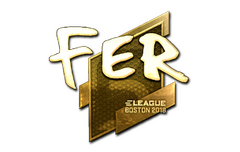 Sticker | fer (Gold) | Boston 2018