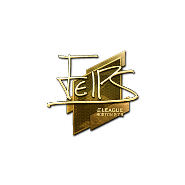 Sticker | felps (Gold) | Boston 2018 image 360x360