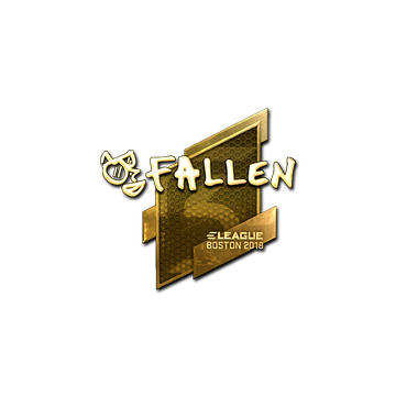 Sticker | FalleN (Gold) | Boston 2018 image 360x360