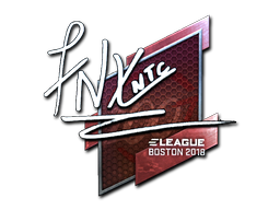 Sticker | fnx (Foil) | Boston 2018