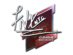 สติกเกอร์ | fnx (ฟอยล์) | Boston 2018