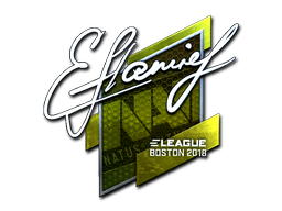 Sticker | flamie (Foil) | Boston 2018