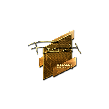 Sticker | fitch (Gold) | Boston 2018 image 360x360