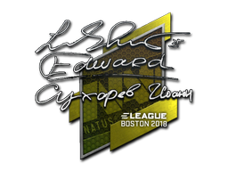 Наклейка | Edward | Бостон 2018