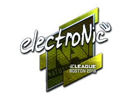 Sticker | electronic (Foil) | Boston 2018