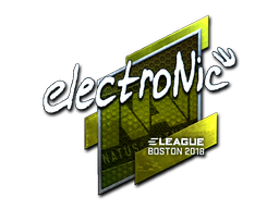 貼紙 | electronic（閃亮）| Boston 2018