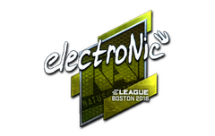 Sticker | electronic (Foil) | Boston 2018