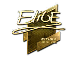 Adesivo | EliGE (Dourado) | Boston 2018