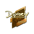 Sticker | dupreeh (Gold) | Boston 2018 image 120x120