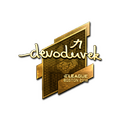 Sticker | devoduvek (Gold) | Boston 2018 image 120x120