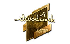 Sticker | devoduvek (Gold) | Boston 2018