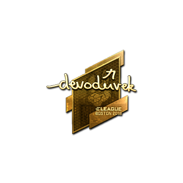 Sticker | devoduvek (Gold) | Boston 2018 image 360x360