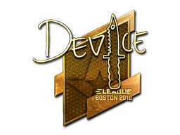 Adesivo | device (Dourado) | Boston 2018