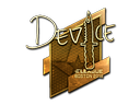 Sticker | device (Gold) | Boston 2018