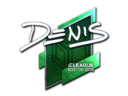Sticker | denis (Foil) | Boston 2018